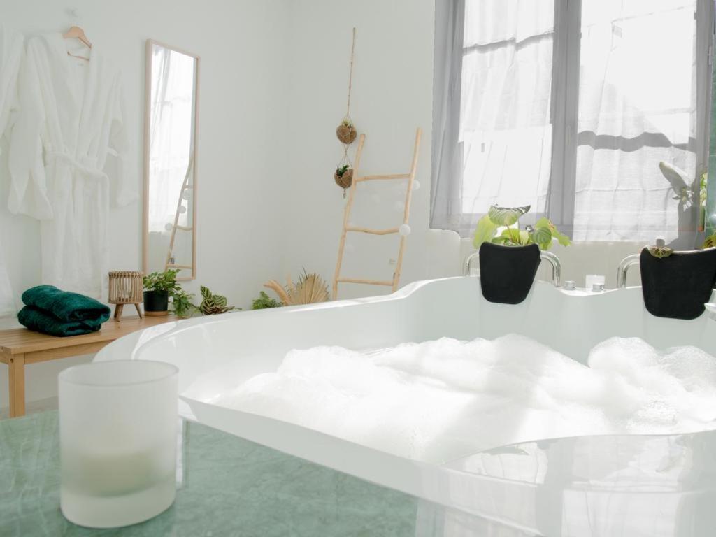 Evasion Tropicale - Studio Avec Spa, Cosy Et Renove Au Coeur De Soissons - 2 Pers Εξωτερικό φωτογραφία